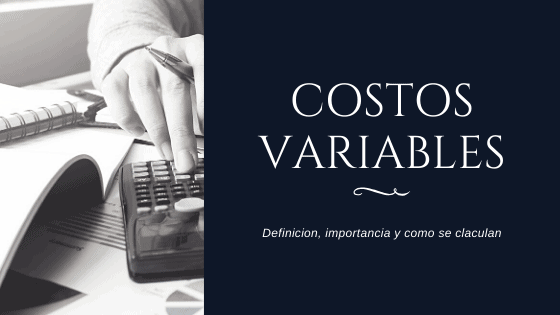 Costos Variables (definición, importancia y formula)