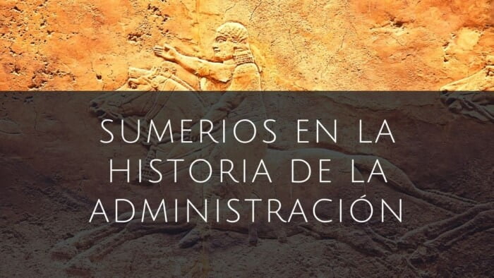 sumerios en la administración 