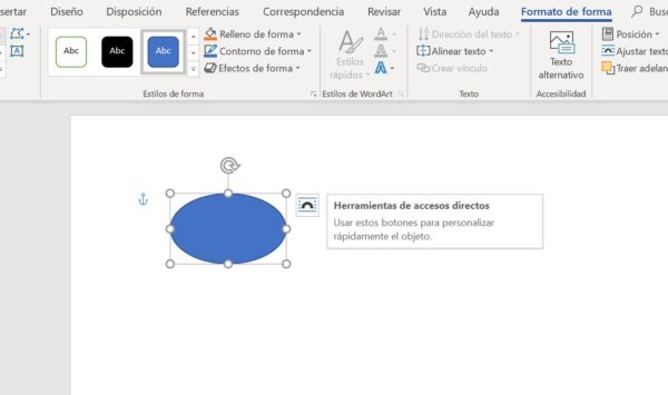 Mapa Conceptual en Word paso 2