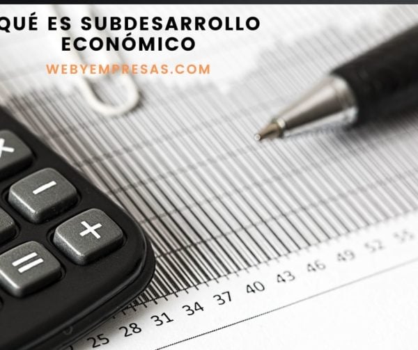 Subdesarrollo económico