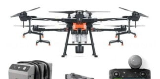 DJI Agras T20: un dron para aspersiones agrícolas inteligentes