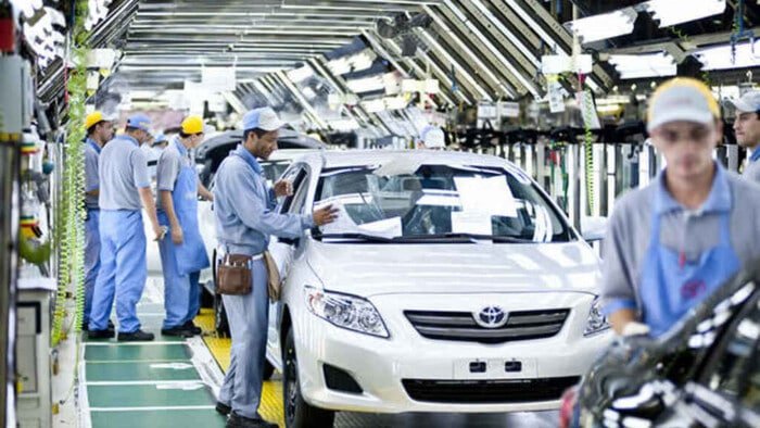 sistema de producción Toyota