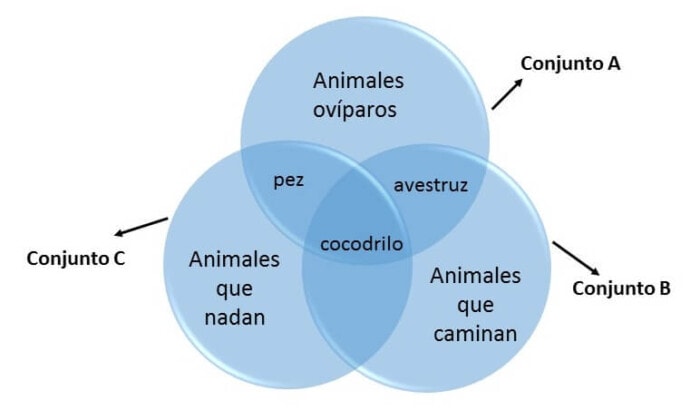 ejemplo 2 de diagrama de Venn