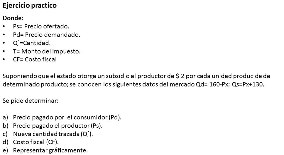 subsidio al productor