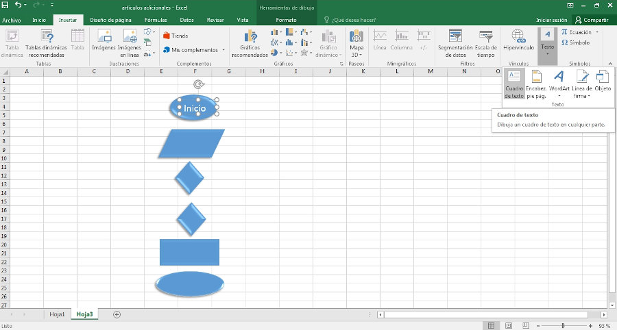 diagrama de flujo excel 4