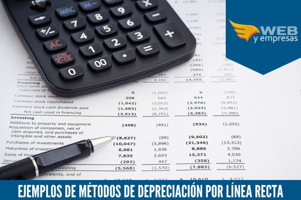 Ejemplos de Métodos de Depreciación por Línea Recta