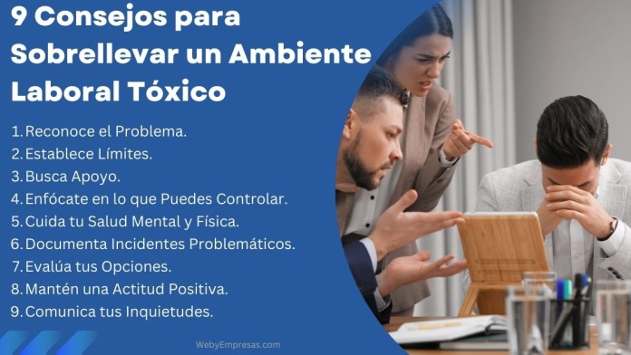 Consejos para Sobrellevar un Ambiente Laboral Tóxico Consejos para Sobrellevar un Ambiente Laboral Tóxico