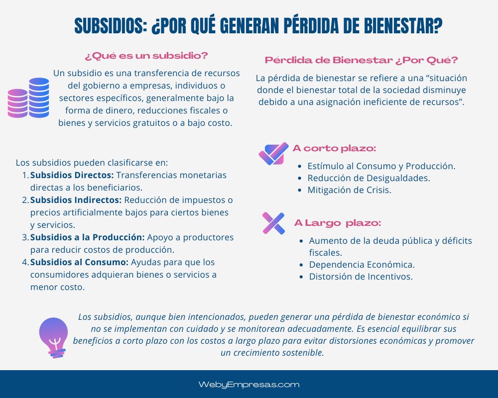 Subsidios ¿Por Qué Generan Pérdida de Bienestar?
