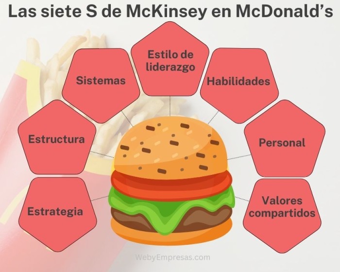 Las siete S de McKinsey en McDonald’s Caso Practico
