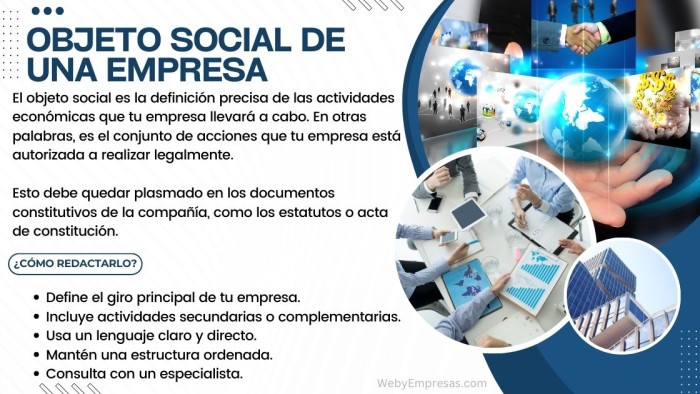 Objeto Social de una Empresa Qué es, Cómo Redactarlo y Ejemplos