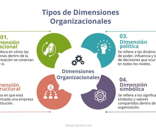 4 Tipos de Dimensiones Organizacionales Tipos de Dimensiones Organizacionales