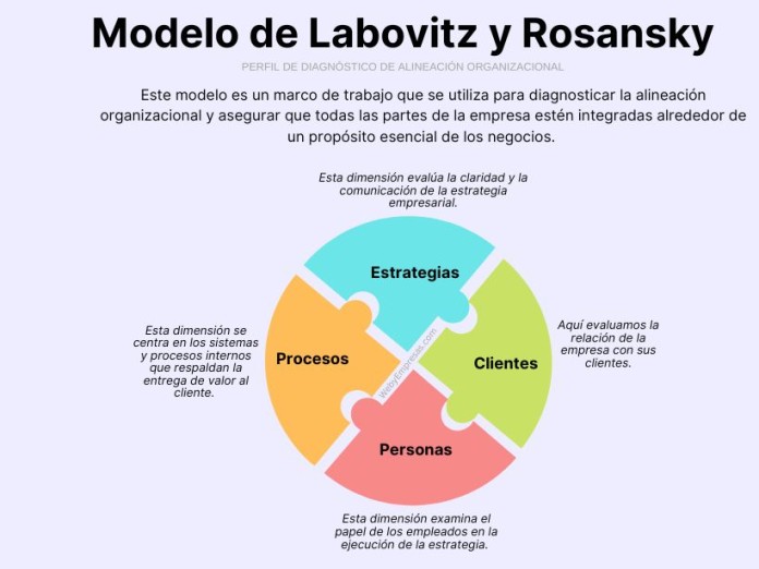 Modelo de Labovitz y Rosansky, perfil de diagnóstico de alineación organizacional