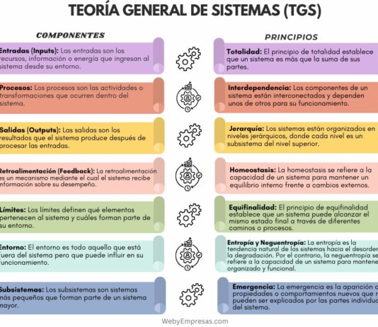 Componentes y Principios de la Teoría General de Sistemas (TGS) Componentes y Principios de la Teoría General de Sistemas (TGS)