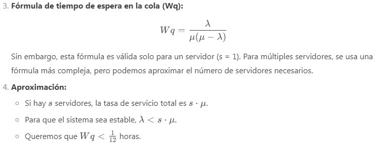Ejemplos Reales de Aplicación de la Teoría de Colas 1.1