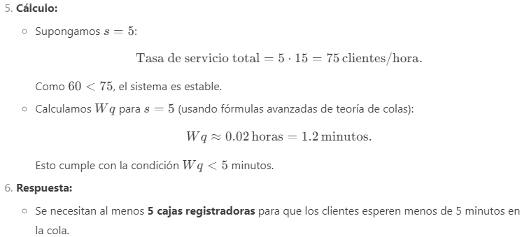 Ejemplos Reales de Aplicación de la Teoría de Colas 1.2