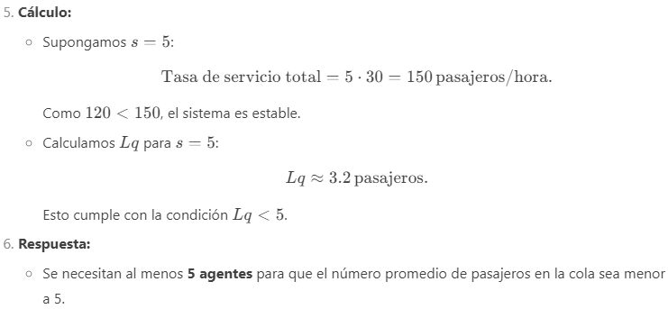 Ejemplos Reales de Aplicación de la Teoría de Colas 3.2
