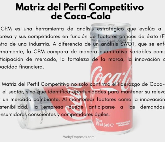 Ejemplos de la Matriz del Perfil Competitivo de Coca-Cola Ejemplos de la Matriz del Perfil Competitivo de Coca-Cola (2)