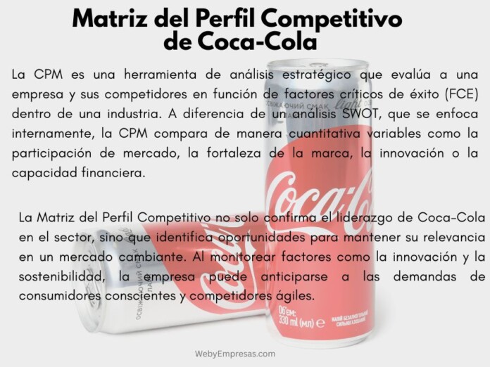 Ejemplos de la Matriz del Perfil Competitivo de Coca-Cola (2) Ejemplos de la Matriz del Perfil Competitivo de Coca-Cola (2)