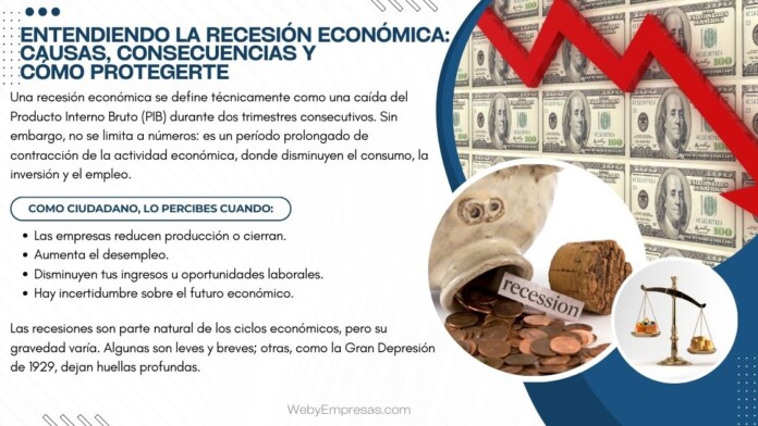 Recesión Económica Causas, Consecuencias Y Cómo Protegerte