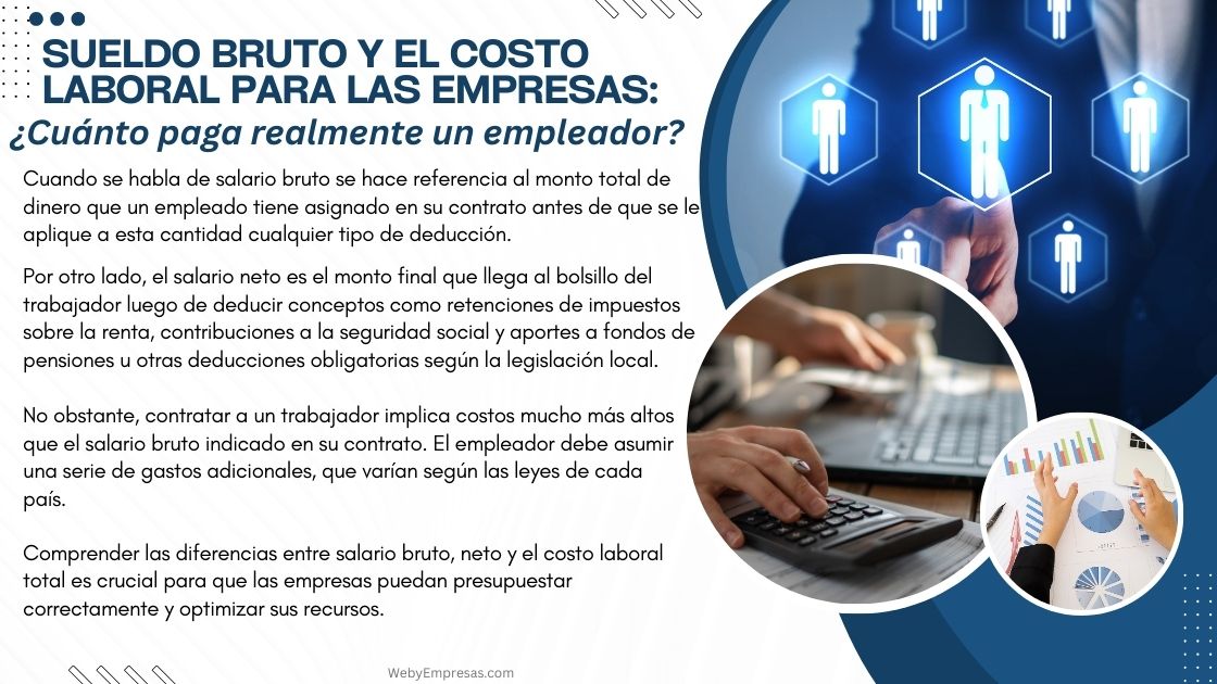 Sueldo bruto y el costo laboral para las empresas ¿Cuánto paga realmente un empleador