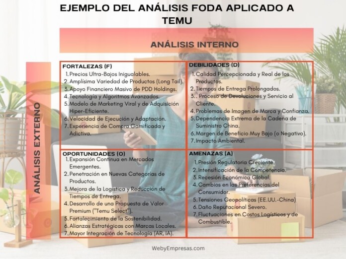 Análisis FODA de Temu