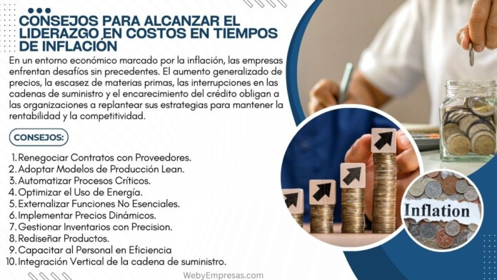 Consejos para Alcanzar el Liderazgo en Costos en Tiempos de Inflación Consejos para Alcanzar el Liderazgo en Costos en Tiempos de Inflación