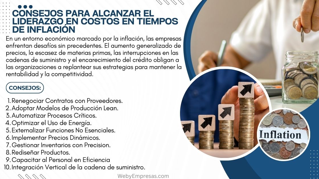 Consejos para Alcanzar el Liderazgo en Costos en Tiempos de Inflación