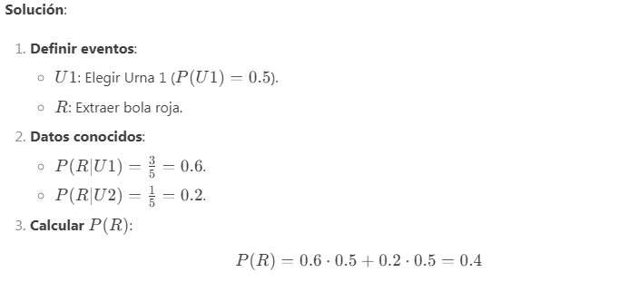 Ejercicio 3 del Teorema de Bayes