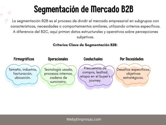Ejemplos de Segmentación de Mercado B2B