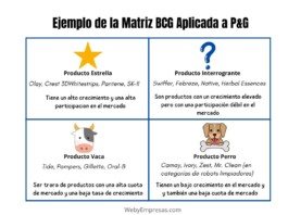 Ejemplo de la Matriz BCG Aplicada a Procter & Gamble Ejemplo de la Matriz BCG Aplicada a Procter & Gamble