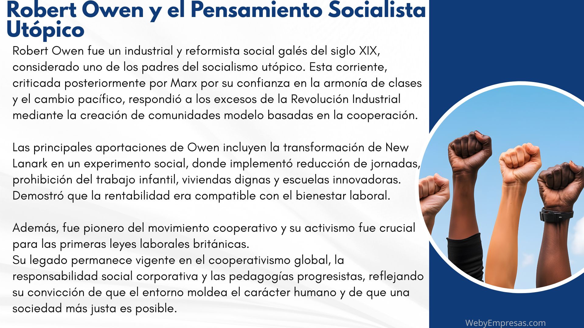Robert Owen y el Pensamiento Socialista Utópico