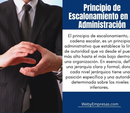 Principio de Escalonamiento en la Administración: Entendiendo La Cadena de Mando Principio de Escalonamiento en la Administración
