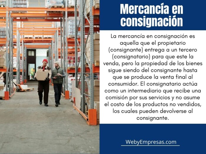 Mercancía en consignación