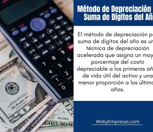 Método de Depreciación por Suma de Dígitos del Año: Qué es, Ventajas, Desventajas y Ejemplos El método de depreciación por suma de dígitos del año es una técnica de depreciación acelerada que asigna un mayor porcentaje del costo depreciable a los primeros años de vida útil del activo y una menor proporción a los últimos años.