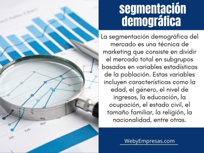 Ejemplos de segmentación demográfica del mercado Ejemplos de segmentación demográfica del mercado