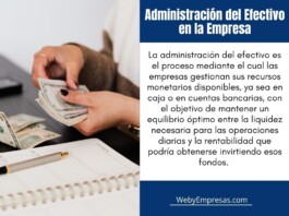 Administración del Efectivo en la Empresa: Claves para una Gestión Financiera Exitosa Administración del Efectivo en la Empresa