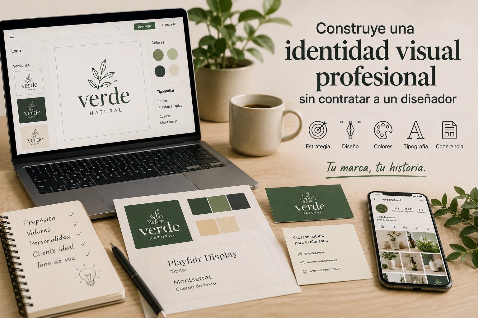Cómo crear la identidad visual de tu pyme sin contratar a un diseñador